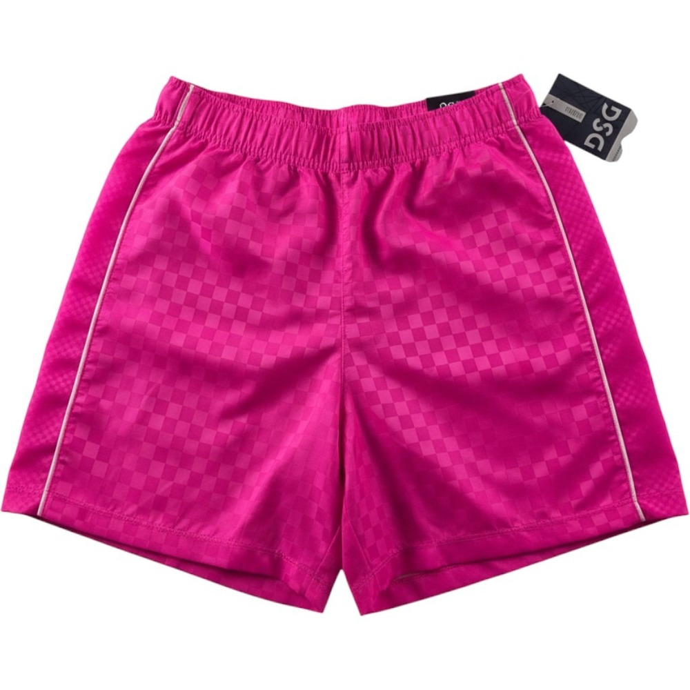 DSG Woven Soccer Shorts Kids Large 14-16 Pink New With Tags